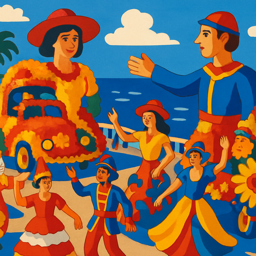 Nice Carnival - France - DIY Painting By Numbers Kit