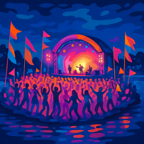 Sziget Festival - Hungary - DIY Painting By Numbers Kit