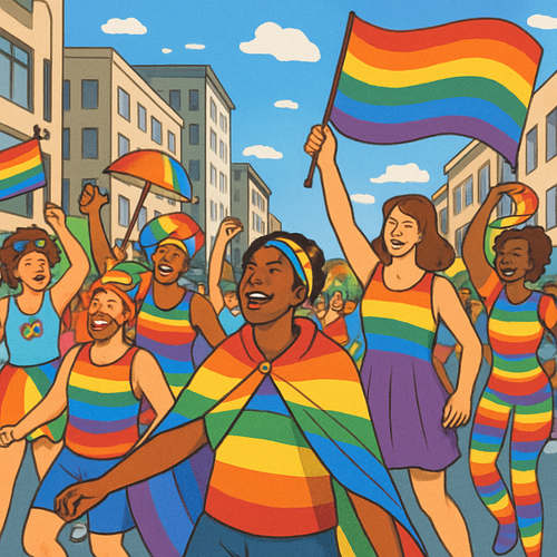 Pride Parade - Sydney, Australia - DIY Painting By Numbers Kit