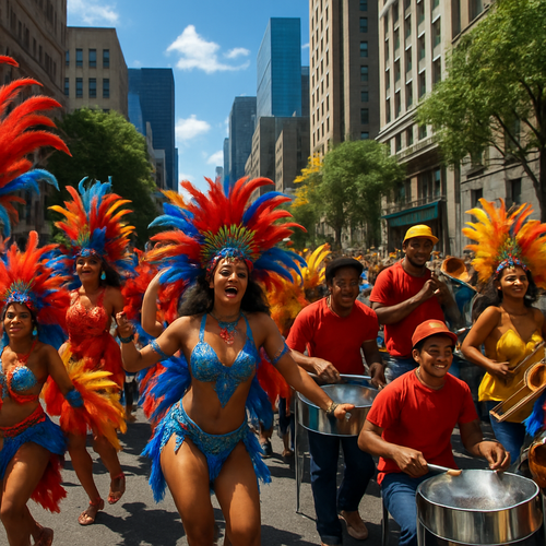 Toronto Caribbean Carnival - Canada - DIY Painting By Numbers Kit