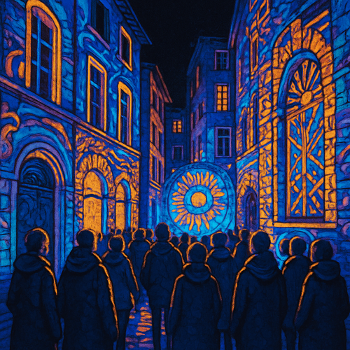 Fête des Lumières - France - DIY Painting By Numbers Kit