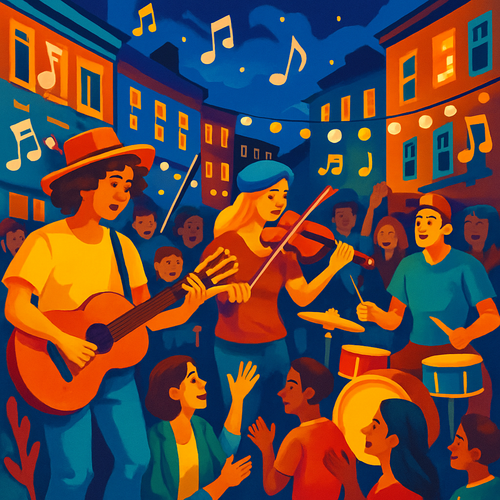 Fête de la Musique - France - DIY Painting By Numbers Kit