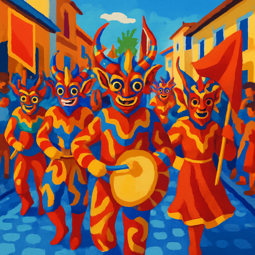 Carnival of Oruro - Bolivia - DIY Painting By Numbers Kit