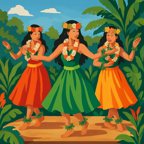 Imiloa Hula Festival - Hawaii, USA - DIY Painting By Numbers Kit