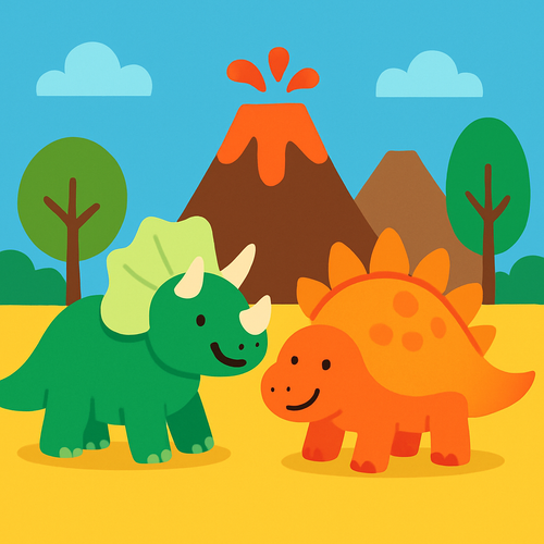 Dinosaur Explorer Safari - DIY Painting By Numbers Kit