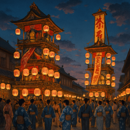 Gion Matsuri (Festival) - Kyoto, Japan - DIY Painting By Numbers Kit