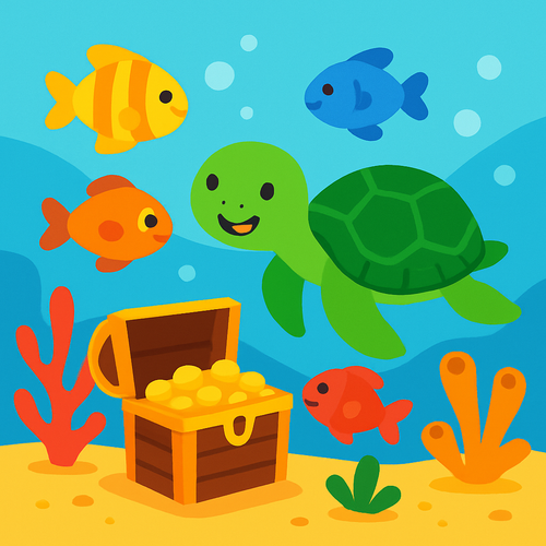 Ocean Treasure Voyage - DIY Painting By Numbers Kit