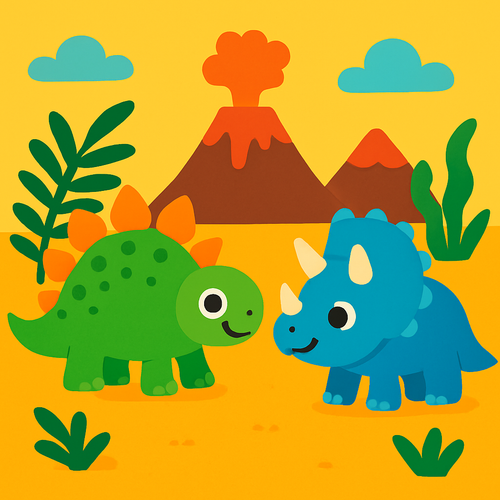 Dinosaur Discovery Journey - DIY Painting By Numbers Kit