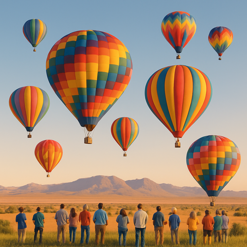 Albuquerque International Balloon Fiesta - USA - DIY Painting By Numbers Kit