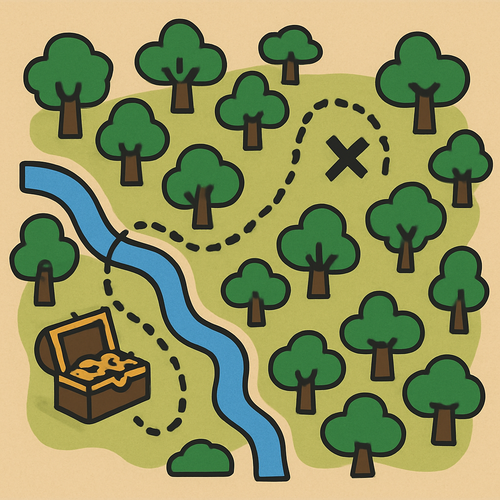 Jungle Explorer Map - DIY Painting By Numbers Kit