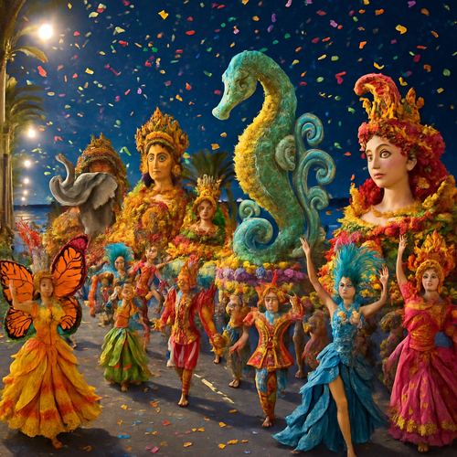 Nice Carnival - France - DIY Painting By Numbers Kit