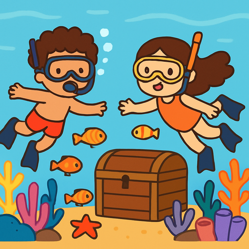 Underwater Treasure Quest - DIY Painting By Numbers Kit