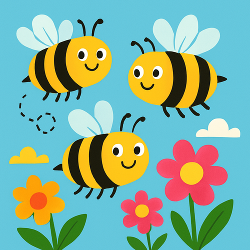 Brave Bumblebee Brigade - DIY Painting By Numbers Kit