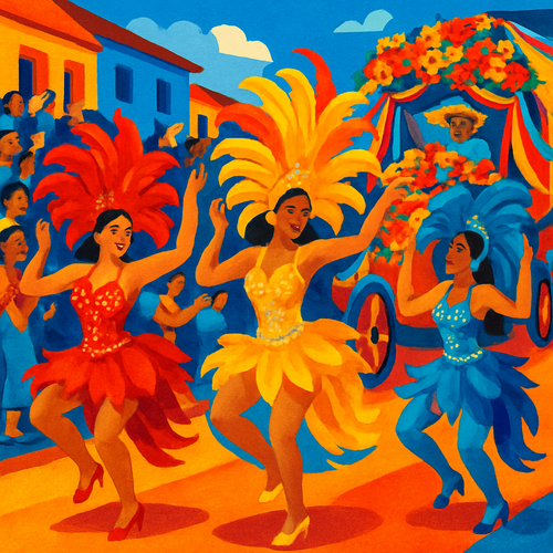 Carnaval de Barranquilla - Colombia - DIY Painting By Numbers Kit