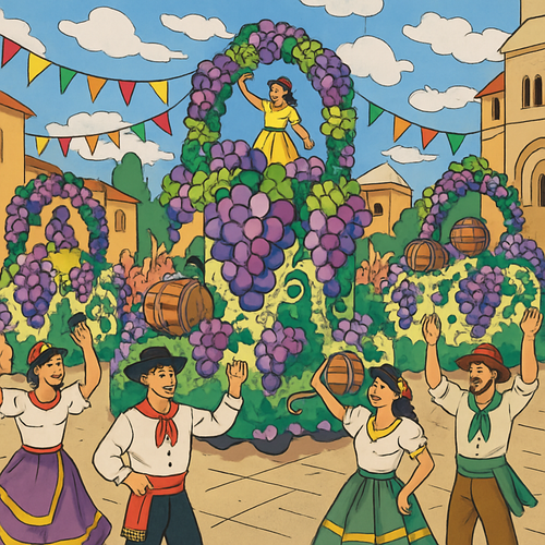 Fiesta de la Vendimia - Argentina - DIY Painting By Numbers Kit