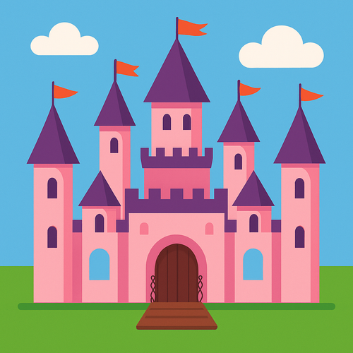 Fantastic Fairy Tale Castle - DIY Painting By Numbers Kit