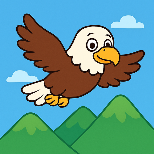 Energetic Eagle Soar - DIY Painting By Numbers Kit