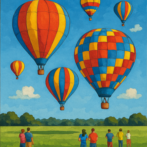 International Balloon Fiesta - Spain - DIY Painting By Numbers Kit