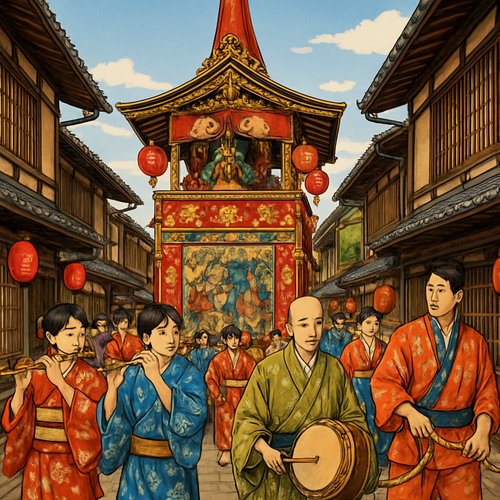 Gion Matsuri - Japan - DIY Painting By Numbers Kit
