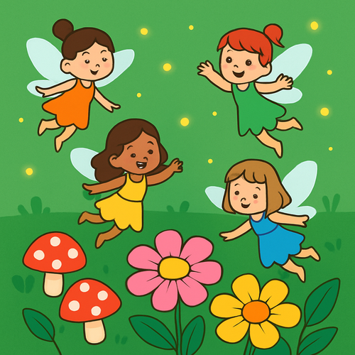 Enchanted Fairy Garden - DIY Painting By Numbers Kit