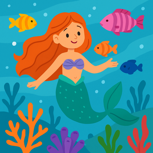 Magical Mermaid Journey - DIY Painting By Numbers Kit