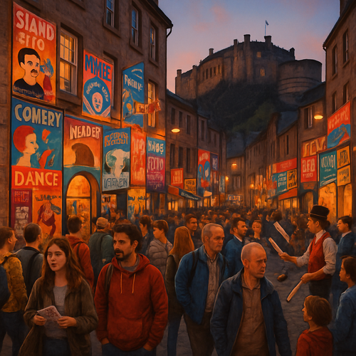 Edinburgh Festival Fringe - Scotland - DIY Painting By Numbers Kit
