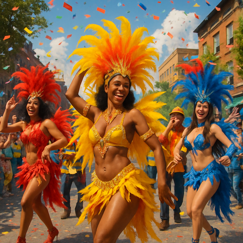 Carnaval de Barranquilla - Colombia - DIY Painting By Numbers Kit