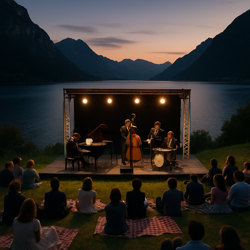 Montreux Jazz Festival - Switzerland - DIY Painting By Numbers Kit