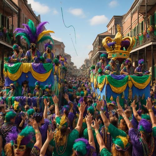 Mardi Gras - USA - DIY Painting By Numbers Kit