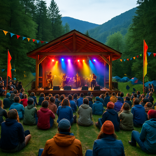 Fuji Rock Festival - Japan - DIY Painting By Numbers Kit