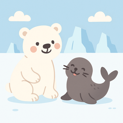 Adventurous Arctic Friends - DIY Painting By Numbers Kit