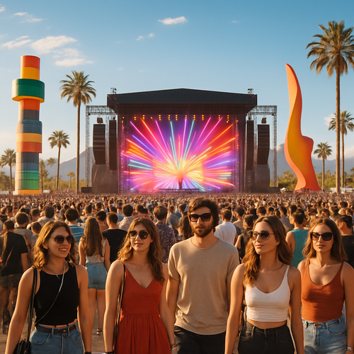 Coachella Valley Music and Arts Festival - USA - DIY Painting By Numbers Kit