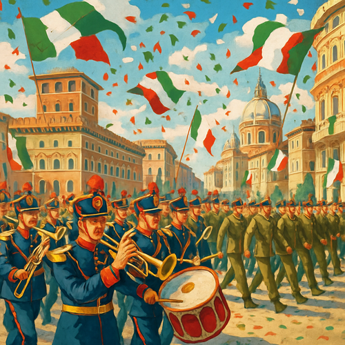 Festa della Repubblica - Italy - DIY Painting By Numbers Kit