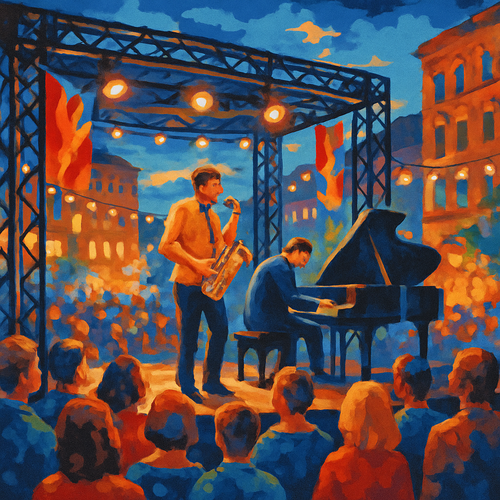 Montreal International Jazz Festival - Canada - DIY Painting By Numbers Kit