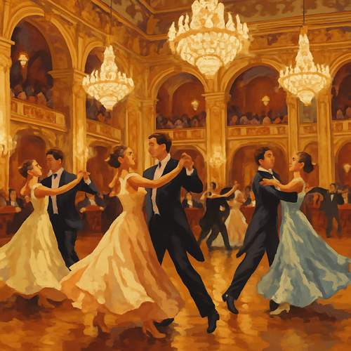 Vienna Opera Ball - Austria - DIY Painting By Numbers Kit