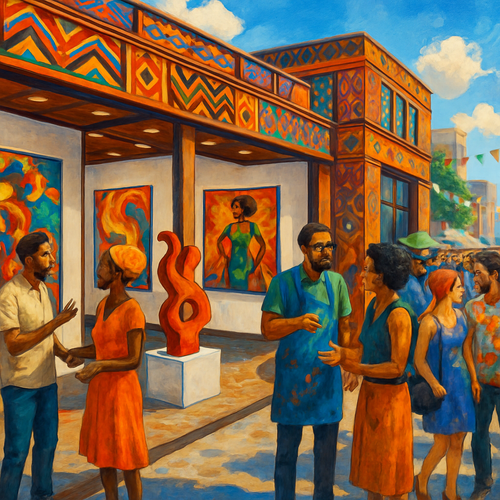 Dakar Biennale - Senegal - DIY Painting By Numbers Kit