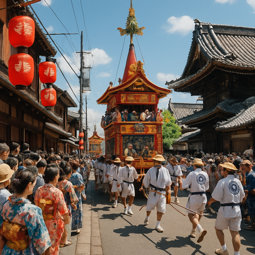 Gion Matsuri Festival - Japan - DIY Painting By Numbers Kit