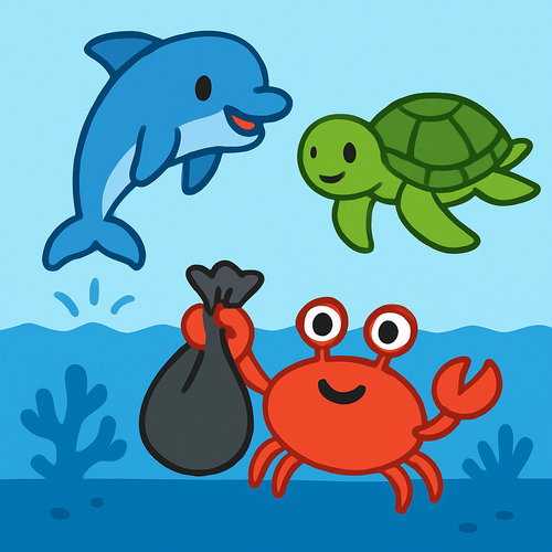 Friendly Ocean Rescue - DIY Painting By Numbers Kit