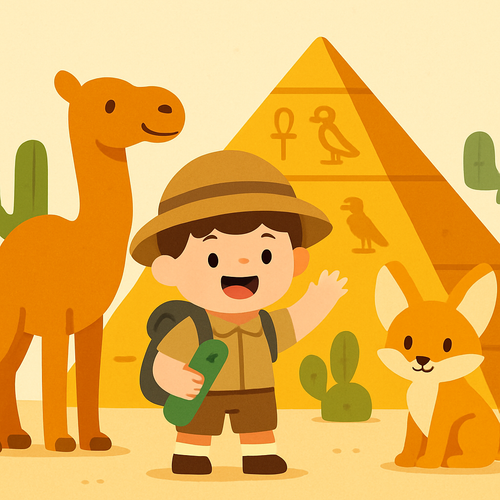 Mystery of the Ancient Pyramid - DIY Painting By Numbers Kit