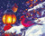 Winter Cardinal Nighttime - DIY Paint By Numbers Kit