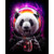 Happy Space Panda - DIY Paint By Numbers Kit