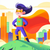 Superhero in Training - DIY Painting By Numbers Kit