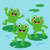 Dancing Jungle Frogs - DIY Painting By Numbers Kit