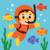 Diving into Ocean Wonders - DIY Painting By Numbers Kit