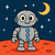 Space Robot Adventure - DIY Painting By Numbers Kit