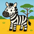 Zippy Zebra Stripes - DIY Painting By Numbers Kit