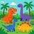 Dinosaur Adventure - DIY Painting By Numbers Kit