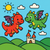 Mythical Dragon Friends - DIY Painting By Numbers Kit