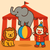 Circus Animal Extravaganza - DIY Painting By Numbers Kit Circus Animal Extravaganza - DIY Painting By Numbers Kit