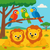 Wild Safari with Colorful Parrots and Lions - DIY Painting By Numbers Kit Wild Safari with Colorful Parrots and Lions - DIY Painting By Numbers Kit